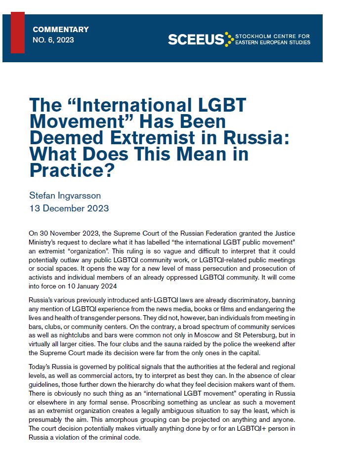 International LGBT Movement – FP