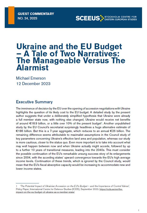Ukraine and the EU Budget – FP