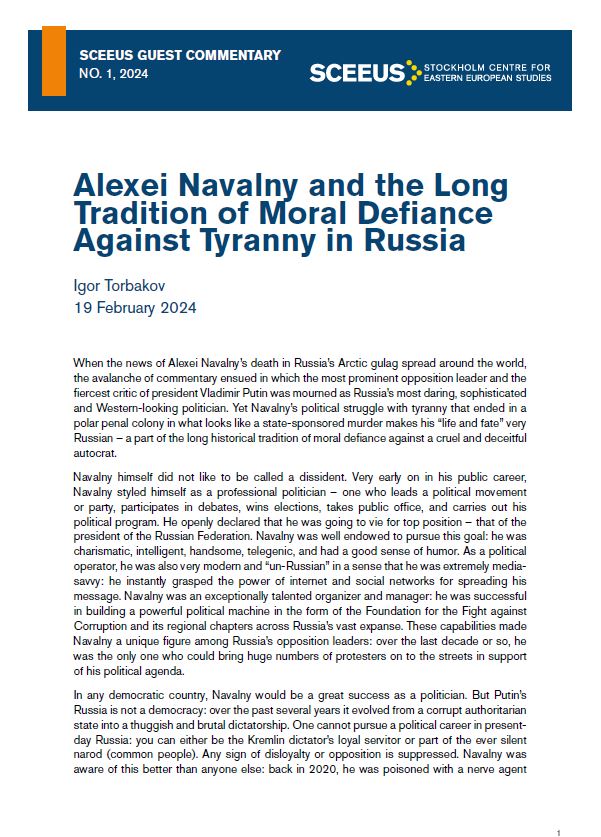 Alexei Navalny and the long tradition